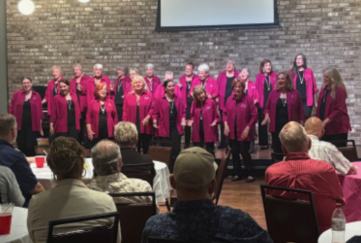 Vocal Matrix Chorus performing at North Hills Church