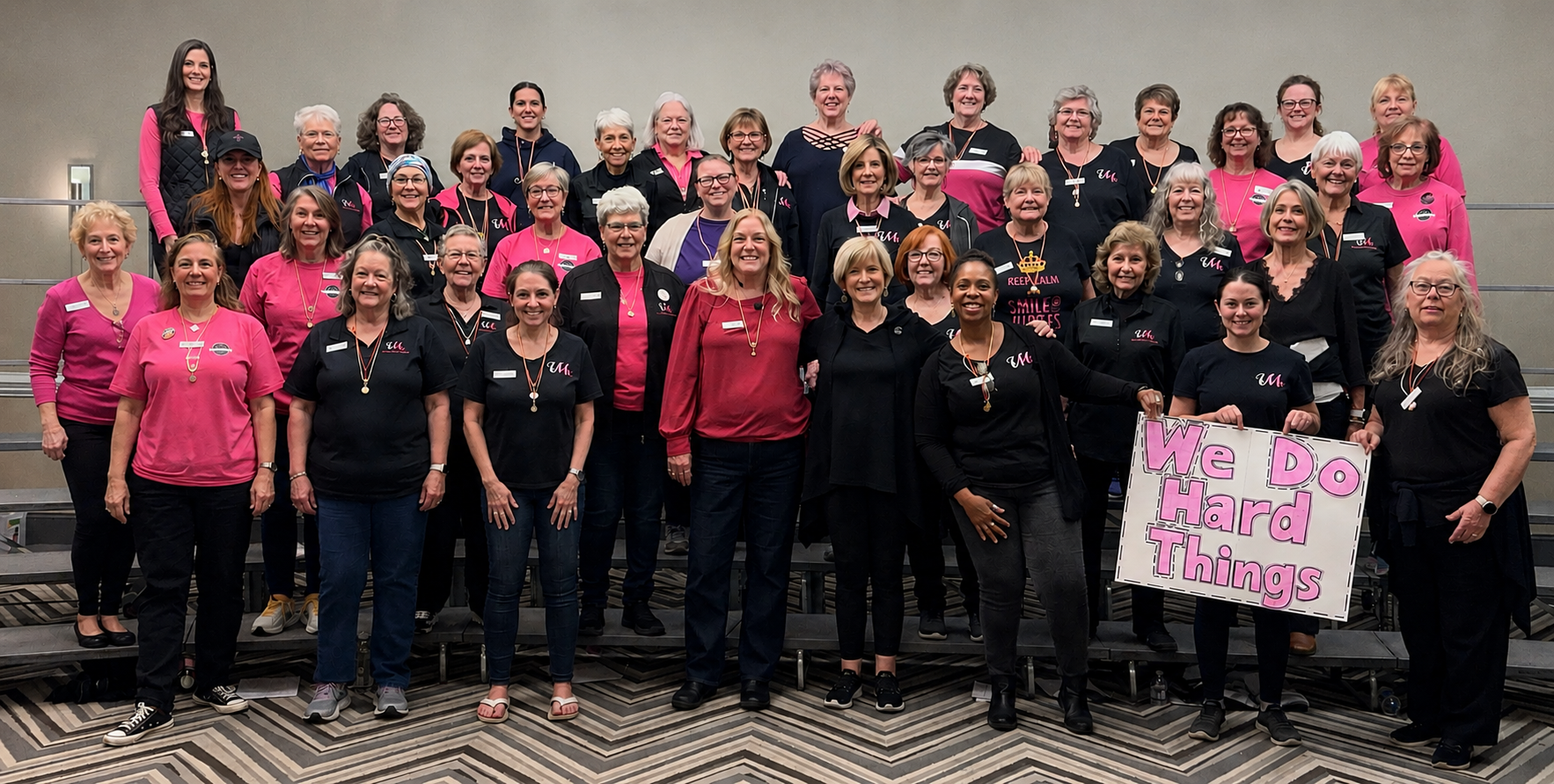 Vocal Matrix Chorus members together