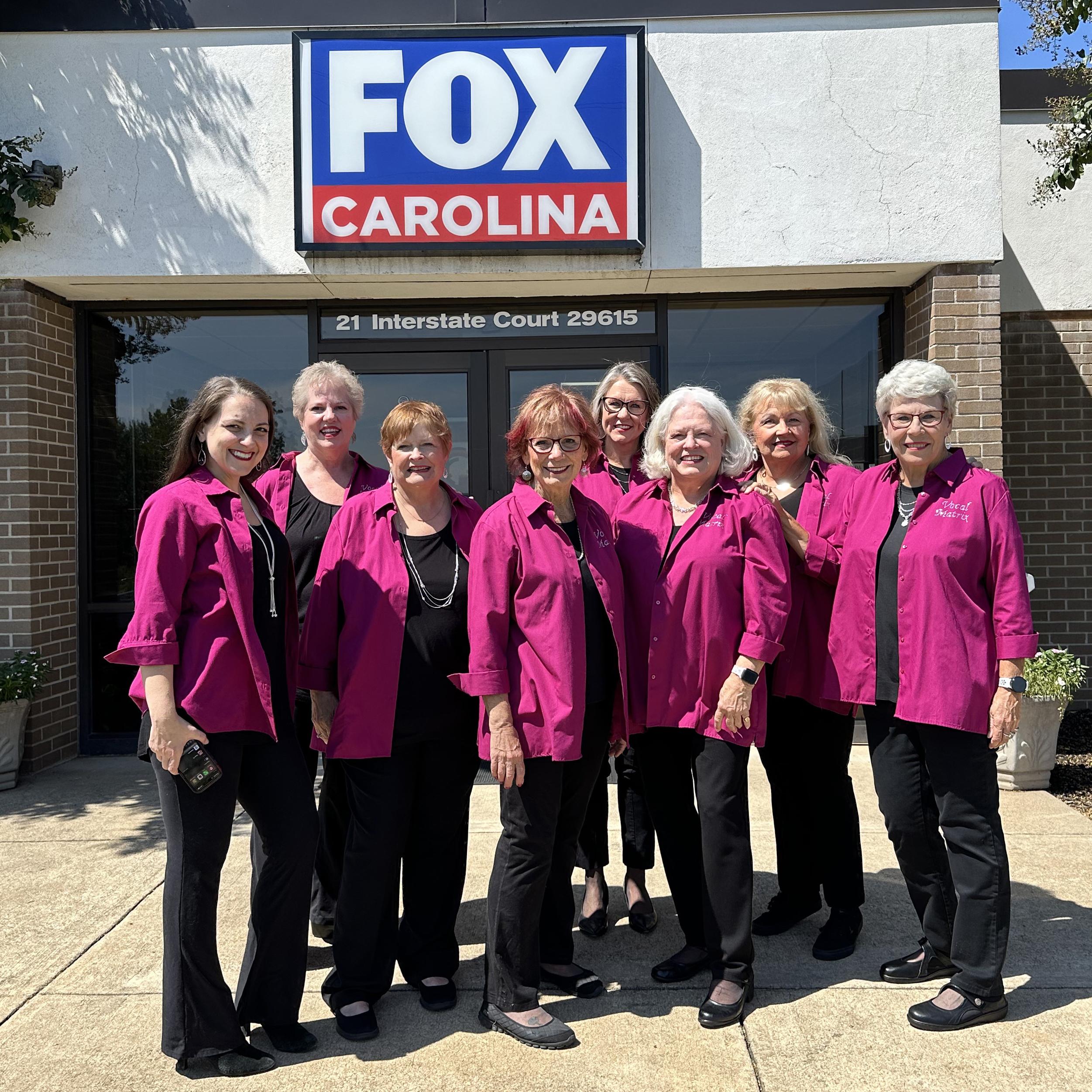 Vocal Matrix Chorus at FOX Carolina